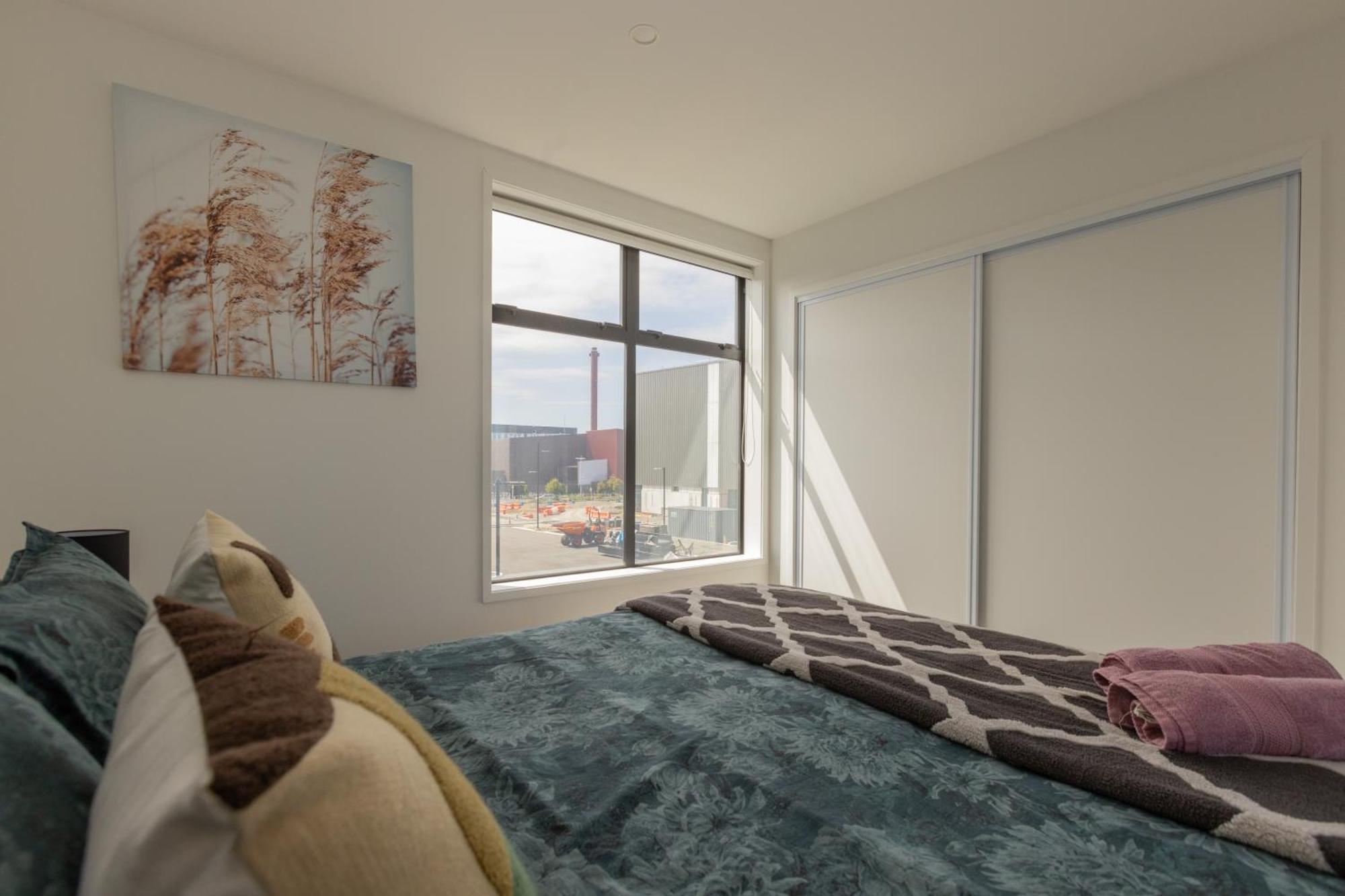 Luxury 2 Bedroom Townhouse By Hagley Park In Cbd Christchurch Eksteriør billede